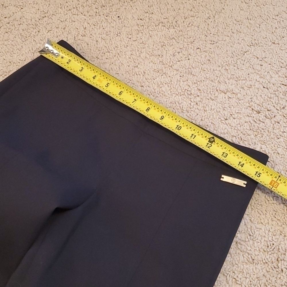 Tory Burch Callie Womens skinny slim cropped ankle side zip dress pants 2 - Picture 10 of 14
